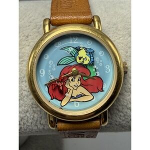 Disney Little Mermaid Ariel Flounder Sebastian Timex Ladies Watch 26MM 6.75"